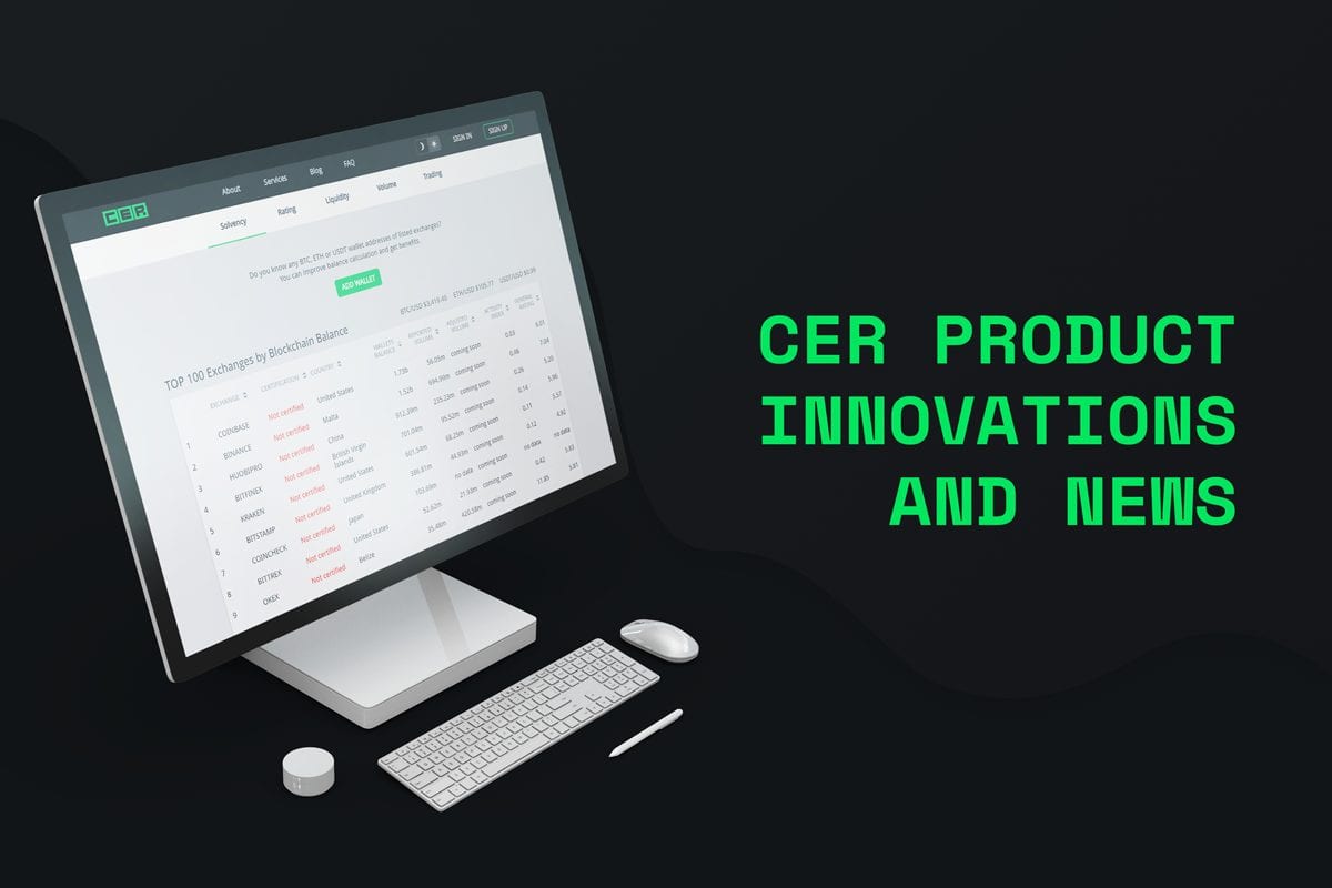 CER PRODUCT INNOVATIONS AND NEWS FOR JANUARY 2019
