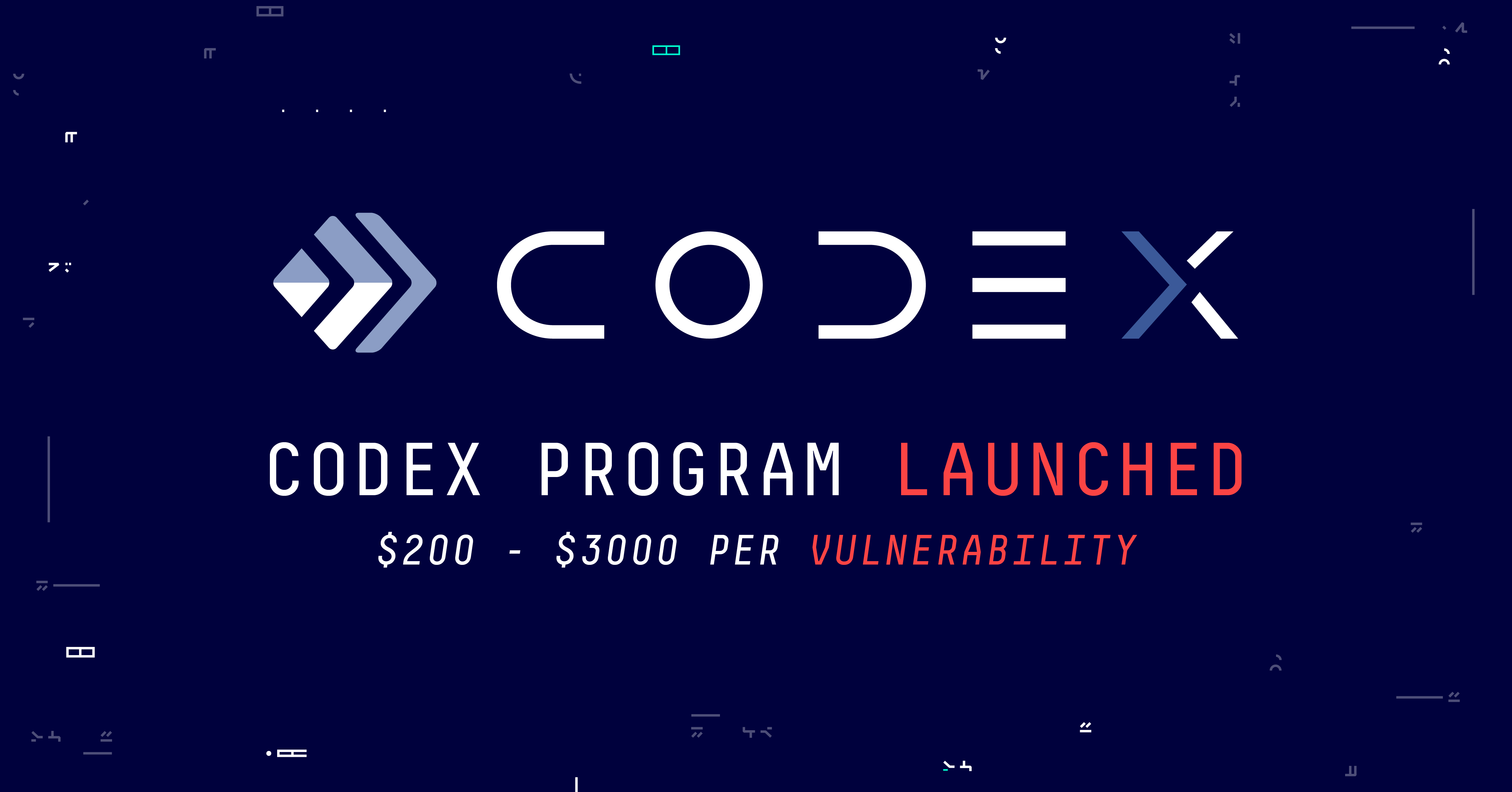 CODEX Launches Bug Bounty Program on HackenProof