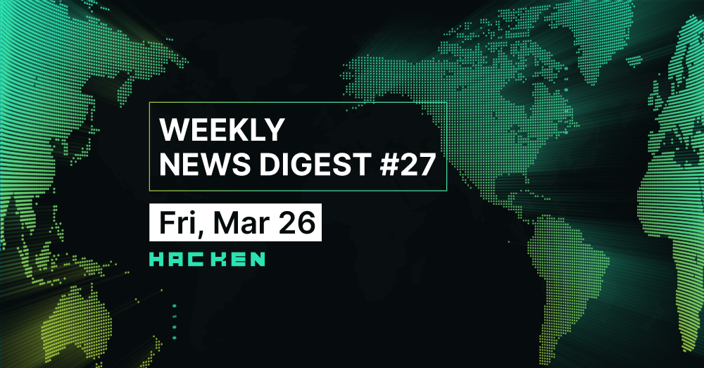 Weekly News Digest #27