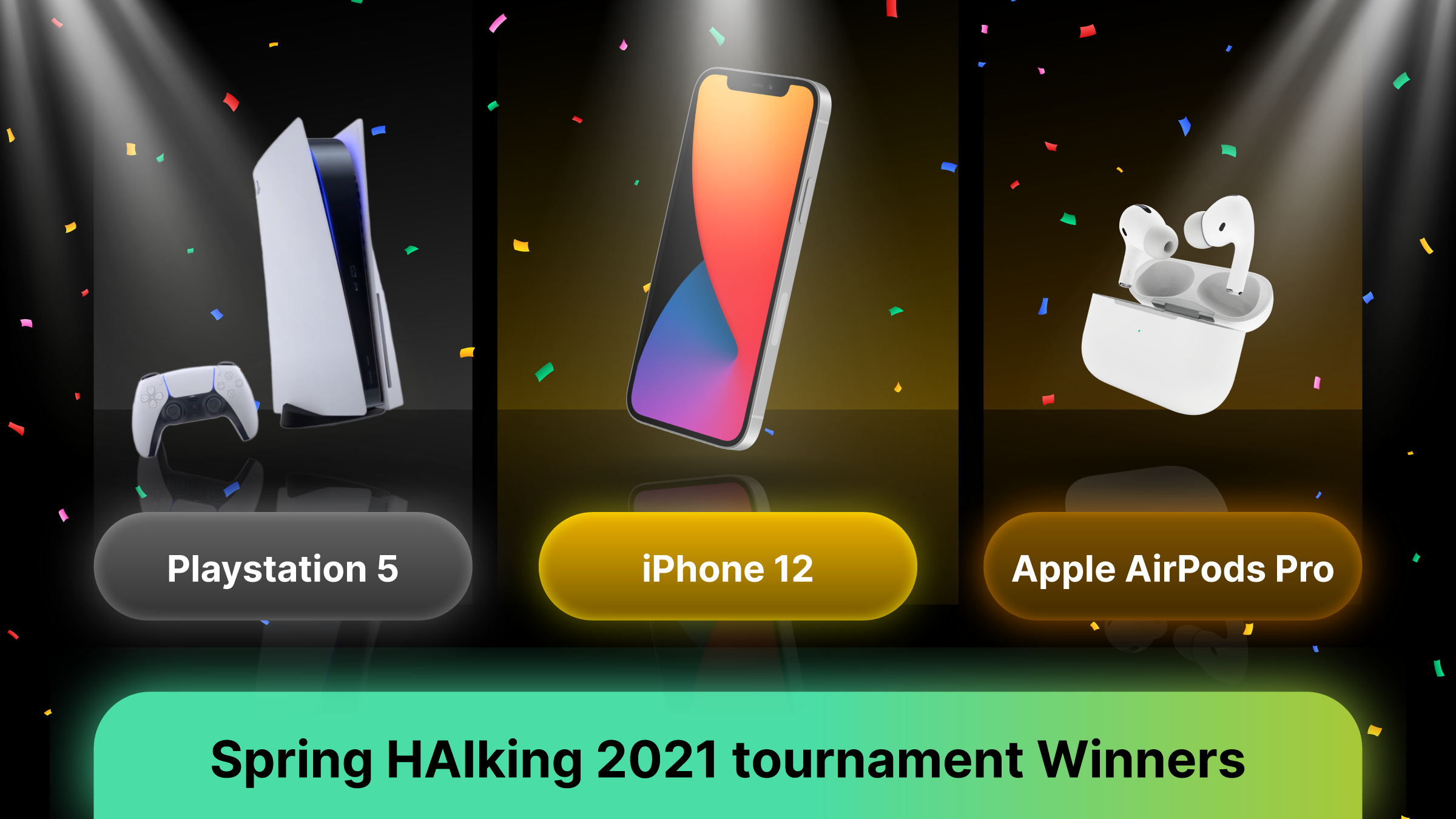 HAIking 2021 Tournament Winners