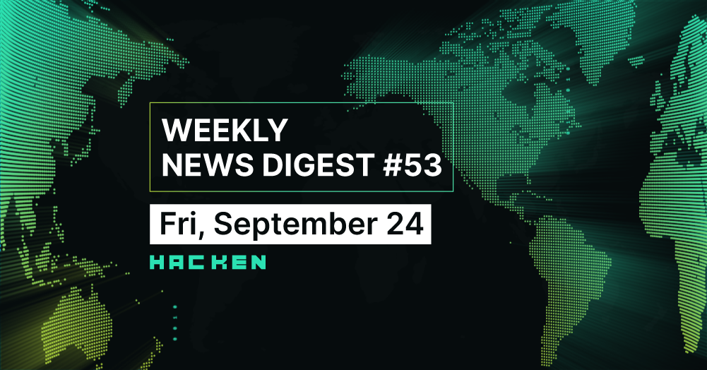 Weekly News Digest #53
