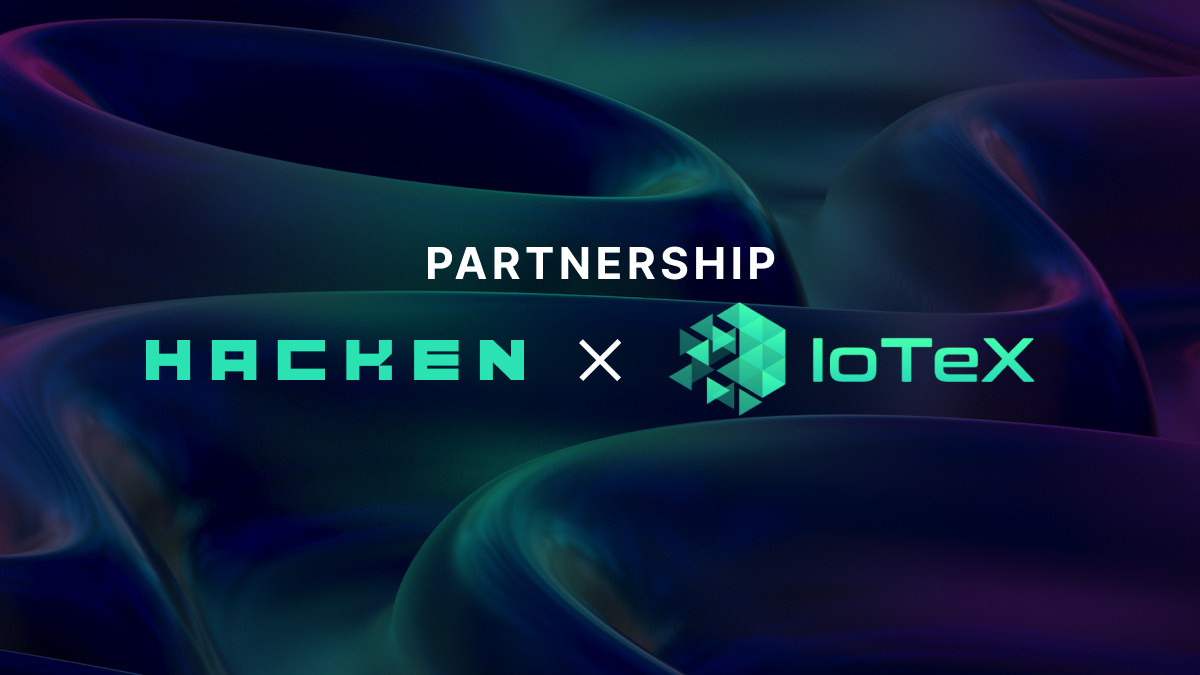 Hacken will secure data in the Internet of Things space through a partnership with IoTeX