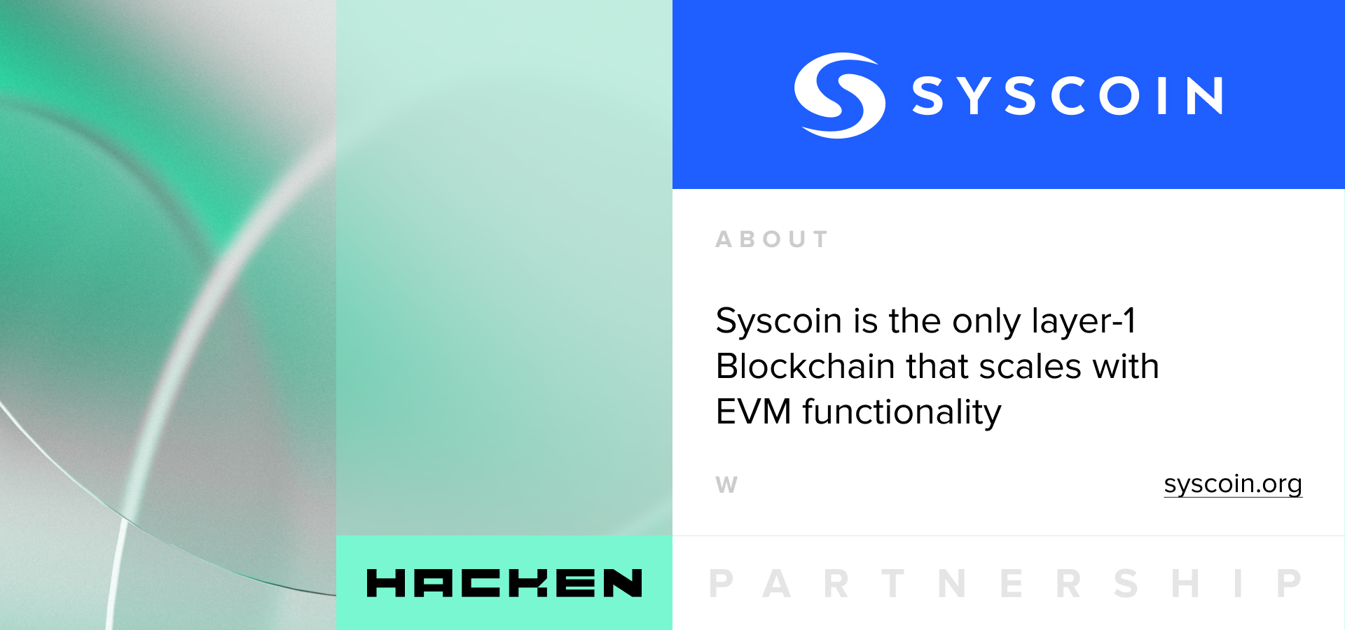 Syscoin partners with Hacken to ensure secure deployment of L2 protocol