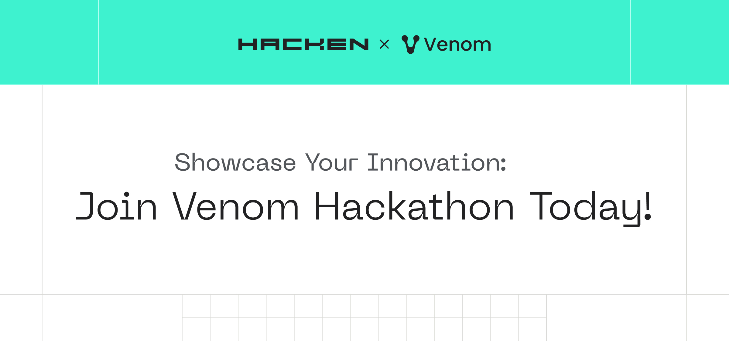 Venom Hackathon Announcement; Hacken as a Judge